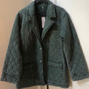 NWT YFB Green Quilted Jacket